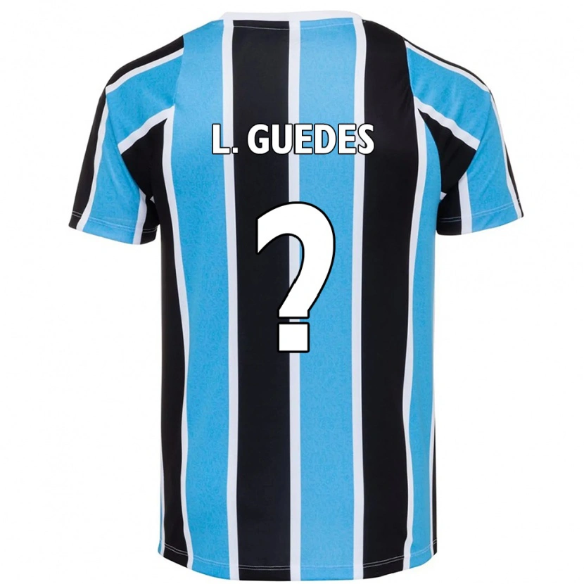 Danxen Kvinnor Luis Guedes #0 Blå Svart Vit Hemmatröja Matchtröjor 2025/26 Tröjor T-Tröja