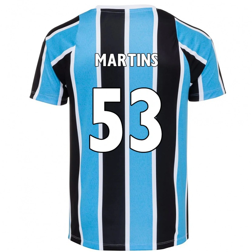 Danxen Kvinnor Gustavo Martins #53 Blå Svart Vit Hemmatröja Matchtröjor 2025/26 Tröjor T-Tröja