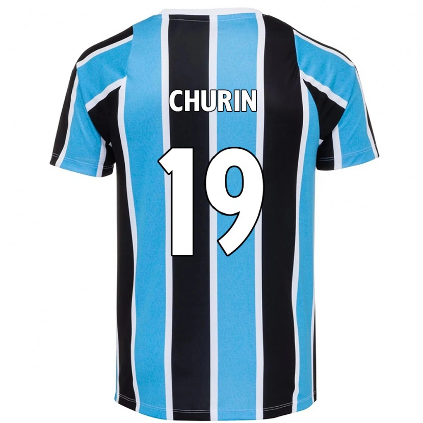 Danxen Kvinnor Diego Churin #19 Blå Svart Vit Hemmatröja Matchtröjor 2025/26 Tröjor T-Tröja