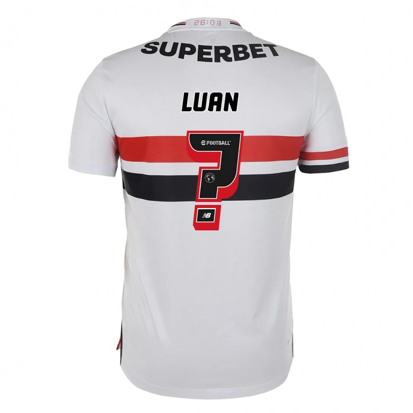 Danxen Kvinnor Luan Santos #0 Röd Svart Vit Hemmatröja Matchtröjor 2025/26 Tröjor T-Tröja