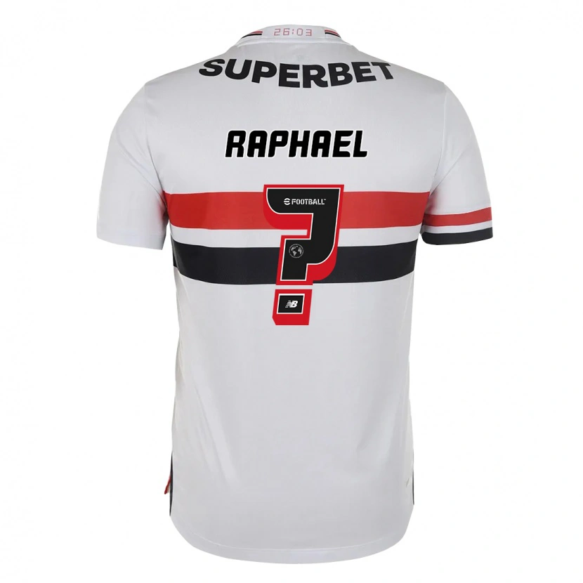 Danxen Kvinnor Raphael #0 Röd Svart Vit Hemmatröja Matchtröjor 2025/26 Tröjor T-Tröja
