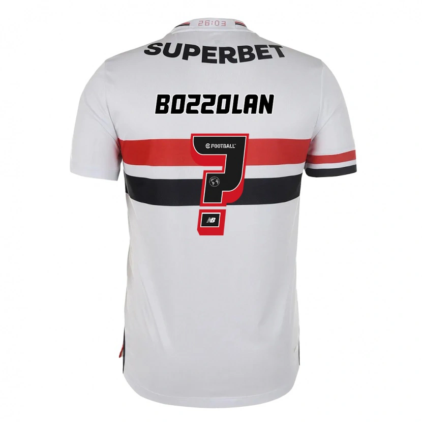 Danxen Kvinnor Gabriel Bozzolan #0 Röd Svart Vit Hemmatröja Matchtröjor 2025/26 Tröjor T-Tröja