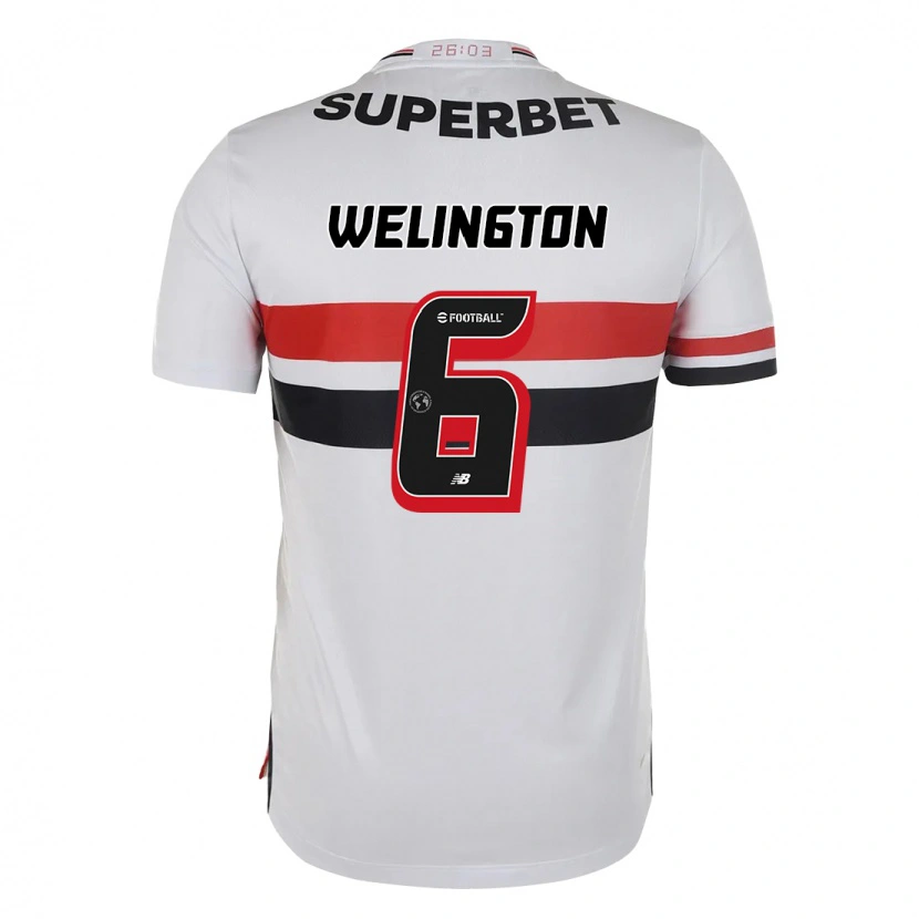 Danxen Kvinnor Welington #6 Röd Svart Vit Hemmatröja Matchtröjor 2025/26 Tröjor T-Tröja