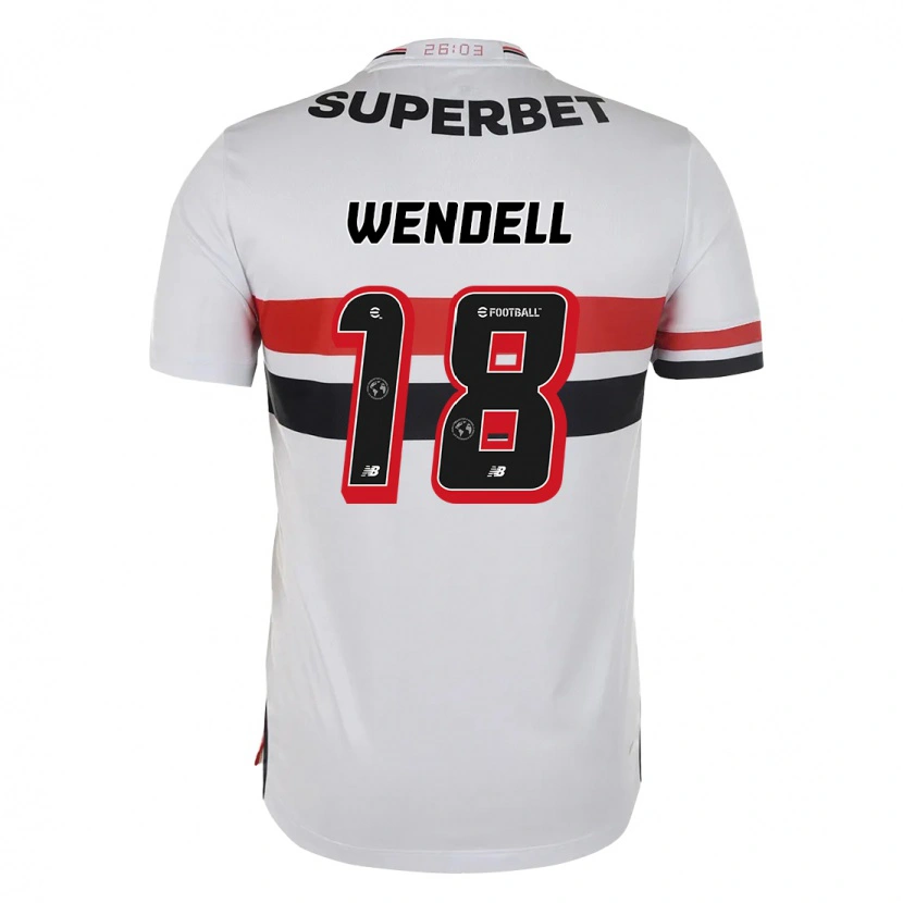 Danxen Kvinnor Wendell #18 Röd Svart Vit Hemmatröja Matchtröjor 2025/26 Tröjor T-Tröja