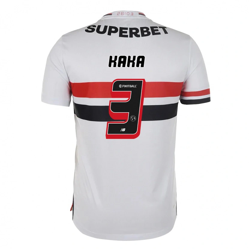 Danxen Kvinnor Kaká #3 Röd Svart Vit Hemmatröja Matchtröjor 2025/26 Tröjor T-Tröja