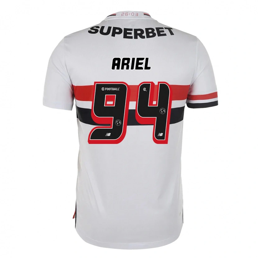Danxen Kvinnor Ariel #94 Röd Svart Vit Hemmatröja Matchtröjor 2025/26 Tröjor T-Tröja