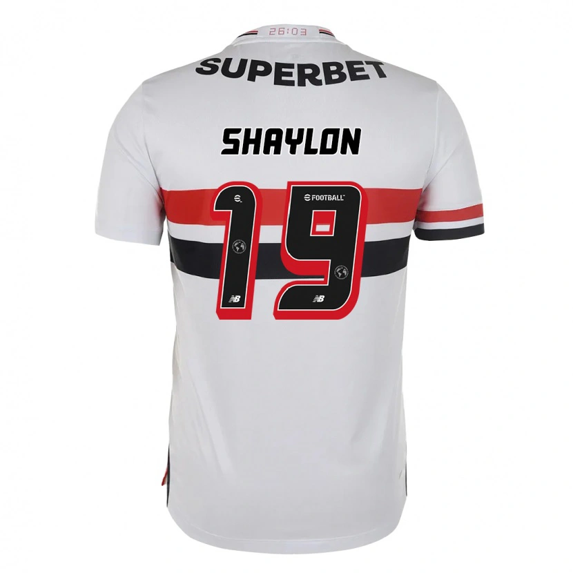 Danxen Kvinnor Shaylon #19 Röd Svart Vit Hemmatröja Matchtröjor 2025/26 Tröjor T-Tröja