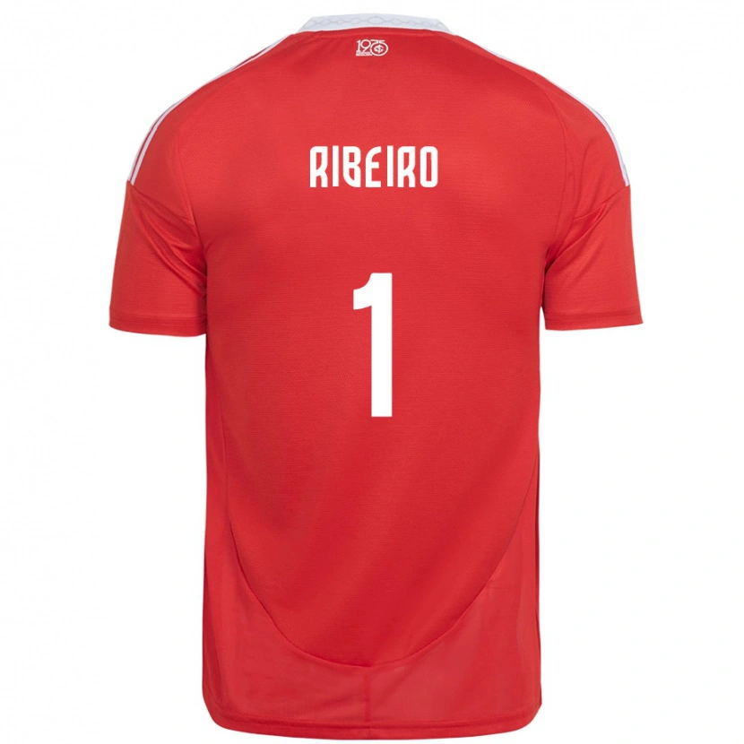 Danxen Kvinnor Mari Ribeiro #1 Röd Vit Hemmatröja Matchtröjor 2025/26 Tröjor T-Tröja