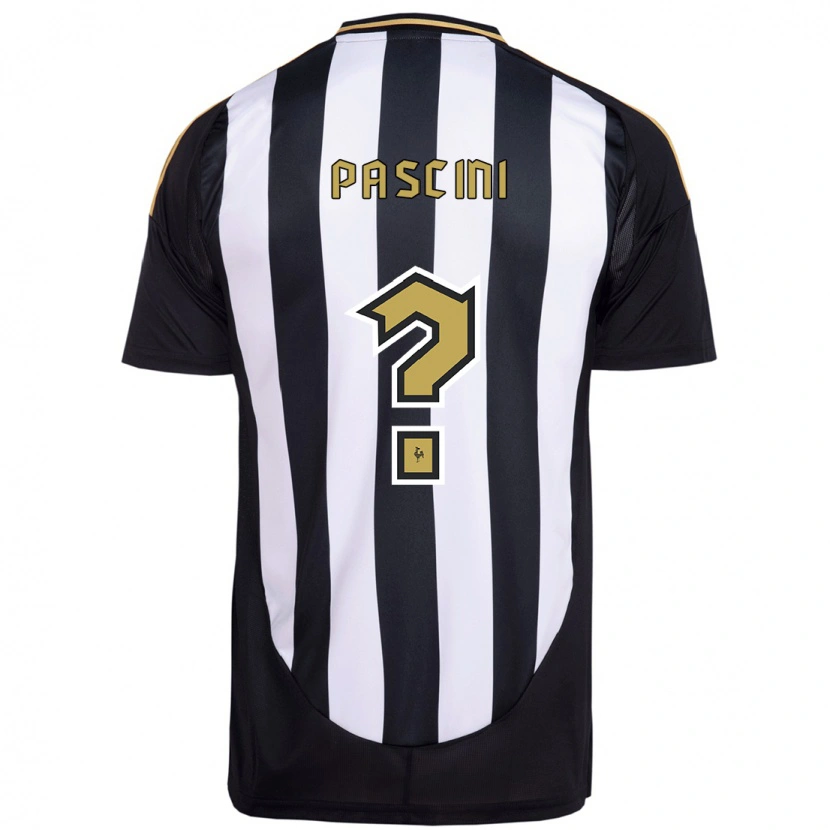 Danxen Kvinnor Kauã Pascini #0 Vit Svart Hemmatröja Matchtröjor 2025/26 Tröjor T-Tröja