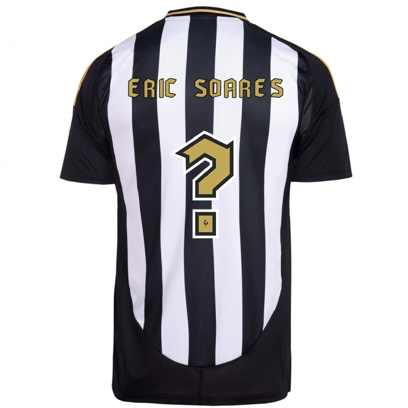 Danxen Kvinnor Eric Soares #0 Vit Svart Hemmatröja Matchtröjor 2025/26 Tröjor T-Tröja