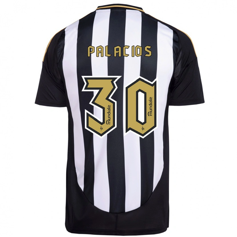 Danxen Kvinnor Brahian Palacios #30 Vit Svart Hemmatröja Matchtröjor 2025/26 Tröjor T-Tröja