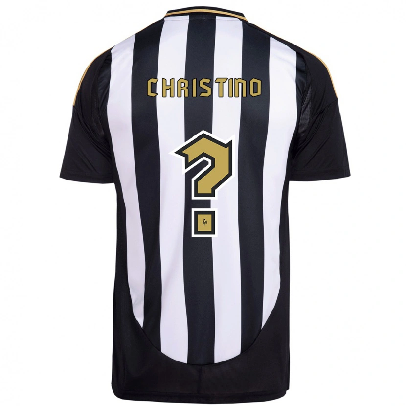 Danxen Kvinnor Guilherme Christino #0 Vit Svart Hemmatröja Matchtröjor 2025/26 Tröjor T-Tröja