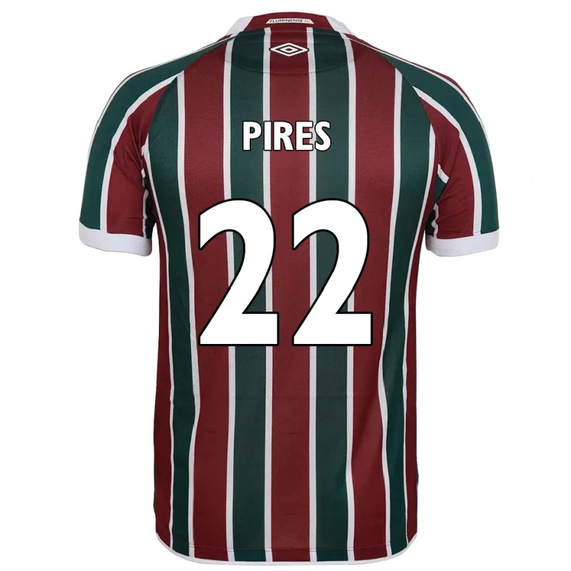 Danxen Kvinnor Gabriel Pires #22 Grön Vinröd Vit Hemmatröja Matchtröjor 2025/26 Tröjor T-Tröja