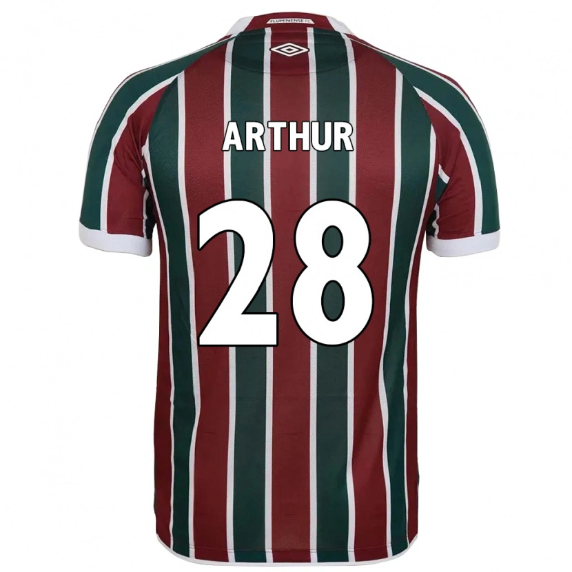 Danxen Kvinnor Arthur #28 Grön Vinröd Vit Hemmatröja Matchtröjor 2025/26 Tröjor T-Tröja