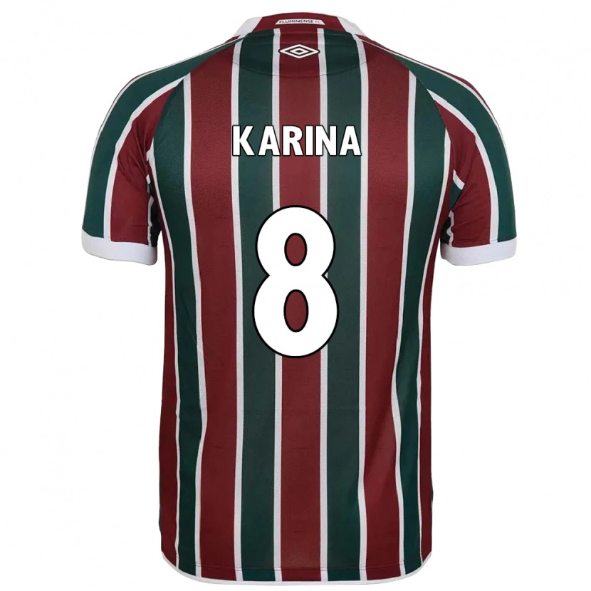 Danxen Kvinnor Karina #8 Grön Vinröd Vit Hemmatröja Matchtröjor 2025/26 Tröjor T-Tröja