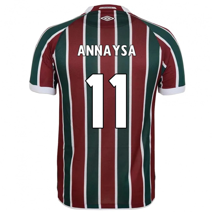 Danxen Kvinnor Annaysa #11 Grön Vinröd Vit Hemmatröja Matchtröjor 2025/26 Tröjor T-Tröja