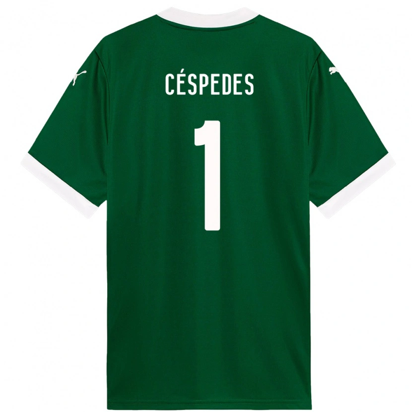 Danxen Kvinnor Antonio Céspedes #1 Grön Vit Hemmatröja Matchtröjor 2025/26 Tröjor T-Tröja
