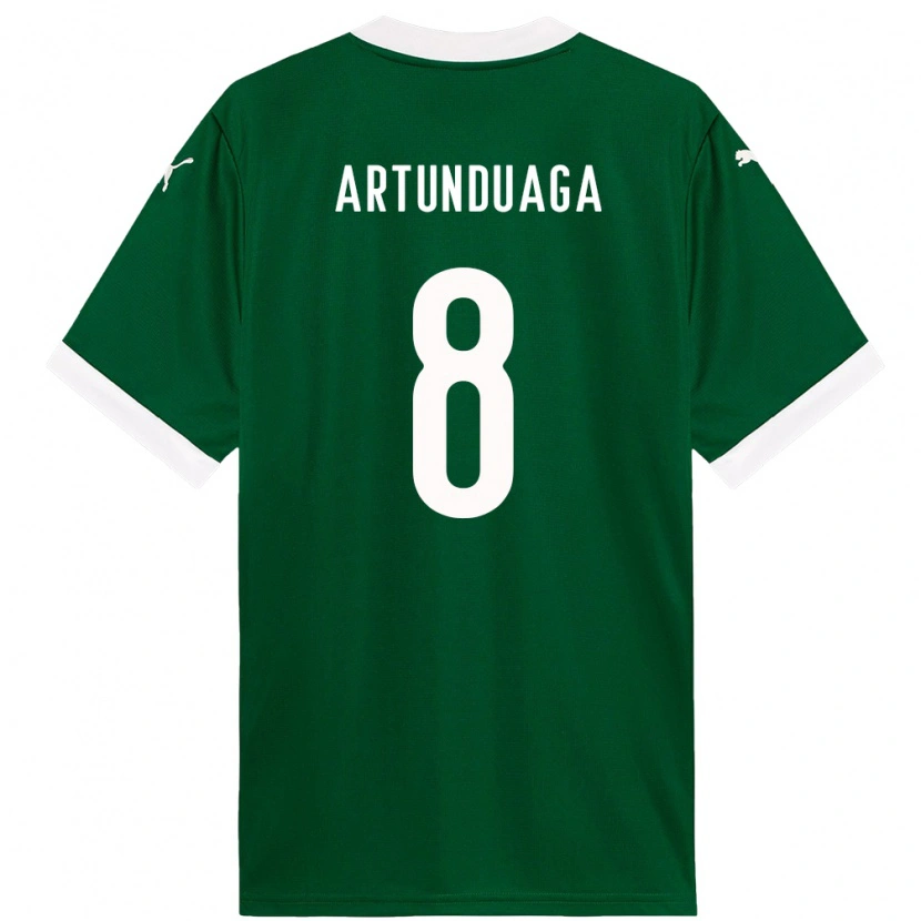 Danxen Kvinnor Grover Artunduaga #8 Grön Vit Hemmatröja Matchtröjor 2025/26 Tröjor T-Tröja