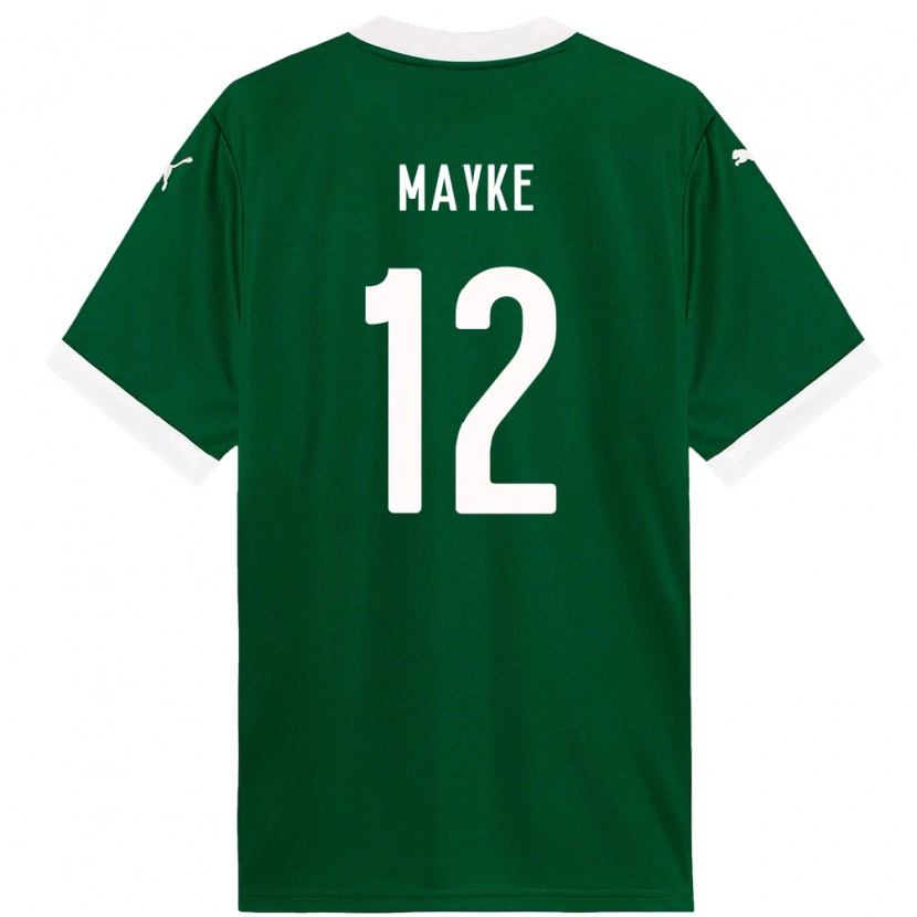 Danxen Kvinnor Mayke #12 Grön Vit Hemmatröja Matchtröjor 2025/26 Tröjor T-Tröja