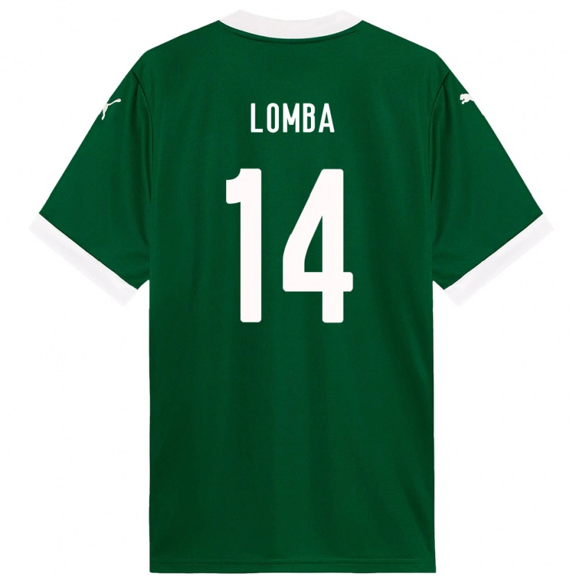 Danxen Kvinnor Marcelo Lomba #14 Grön Vit Hemmatröja Matchtröjor 2025/26 Tröjor T-Tröja