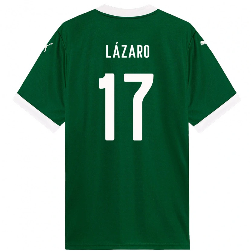Danxen Kvinnor Lazaro #17 Grön Vit Hemmatröja Matchtröjor 2025/26 Tröjor T-Tröja