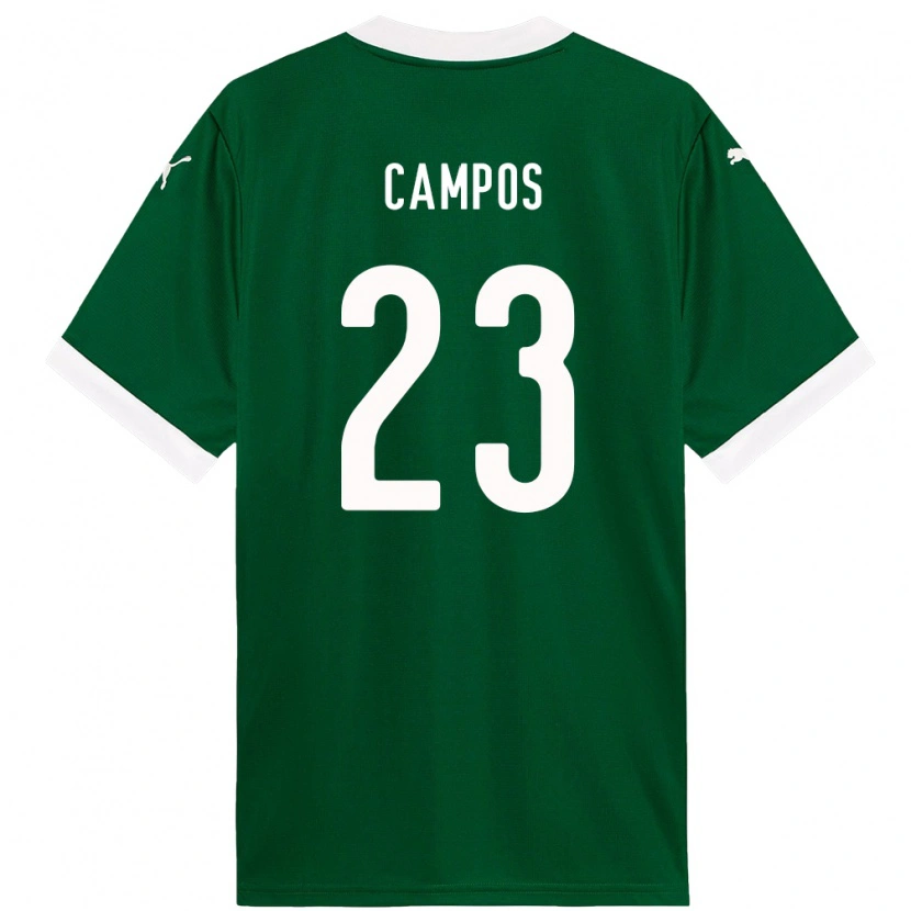 Danxen Kvinnor Victor Campos #23 Grön Vit Hemmatröja Matchtröjor 2025/26 Tröjor T-Tröja