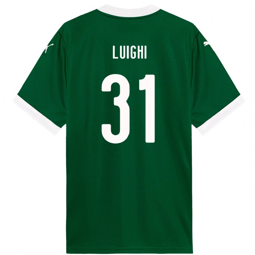 Danxen Kvinnor Luighi #31 Grön Vit Hemmatröja Matchtröjor 2025/26 Tröjor T-Tröja
