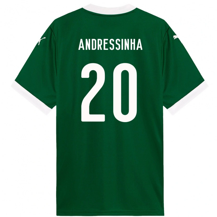 Danxen Kvinnor Andressinha #20 Grön Vit Hemmatröja Matchtröjor 2025/26 Tröjor T-Tröja