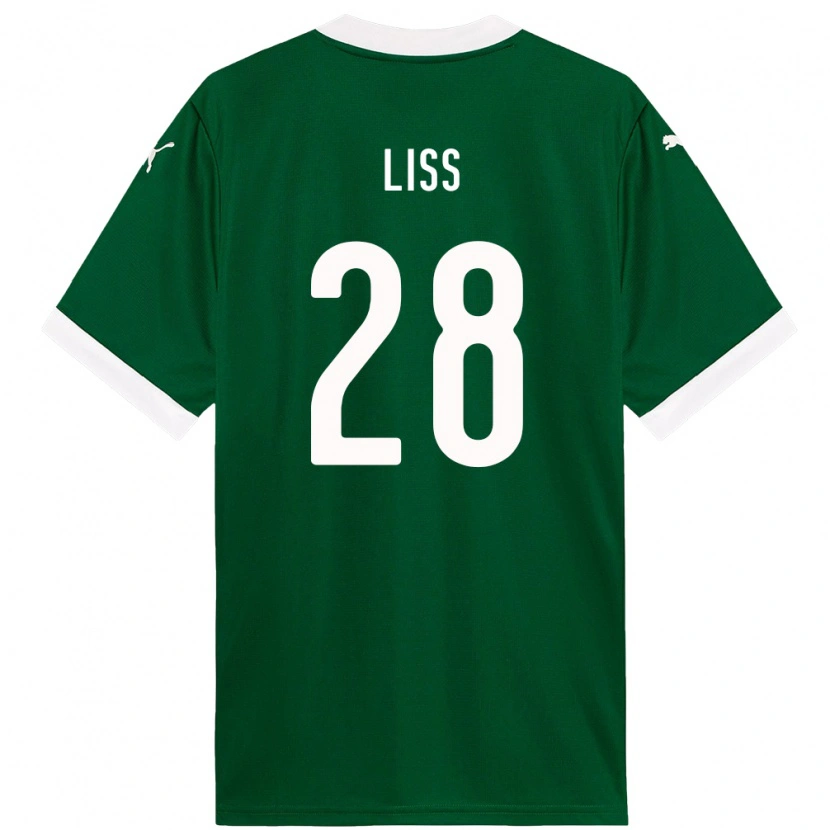 Danxen Kvinnor Victória Liss #28 Grön Vit Hemmatröja Matchtröjor 2025/26 Tröjor T-Tröja