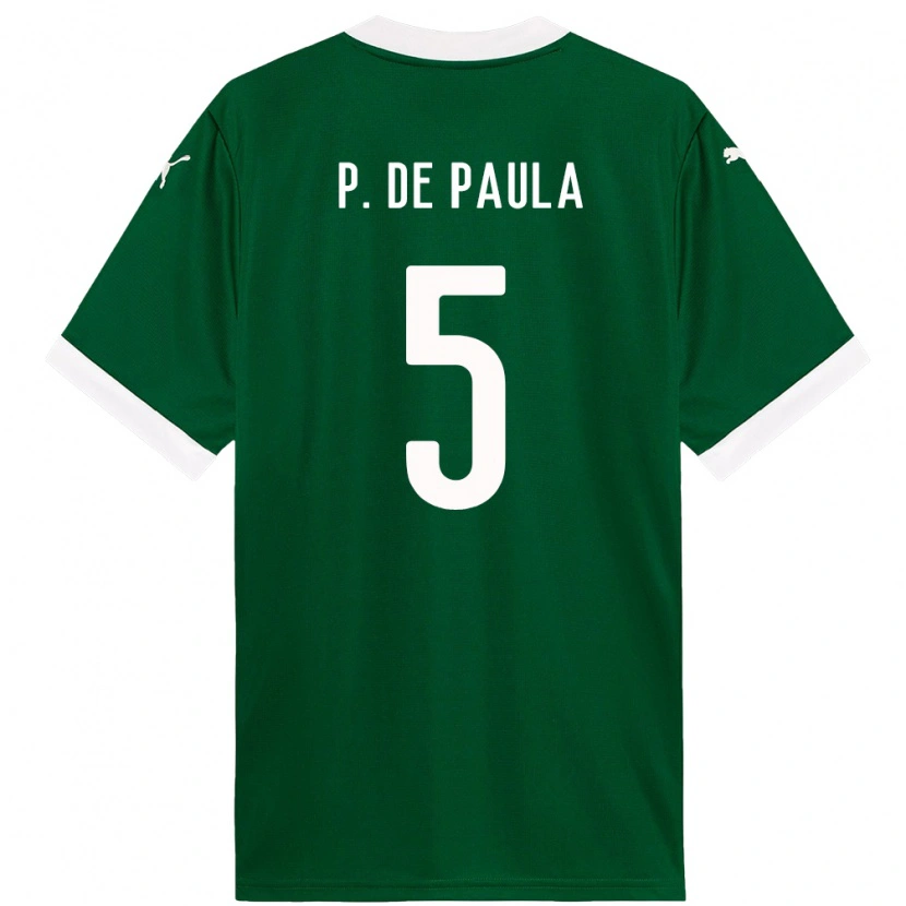 Danxen Kvinnor Patrick De Paula #5 Grön Vit Hemmatröja Matchtröjor 2025/26 Tröjor T-Tröja