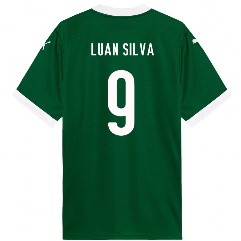 Danxen Kvinnor Luan Silva #9 Grön Vit Hemmatröja Matchtröjor 2025/26 Tröjor T-Tröja