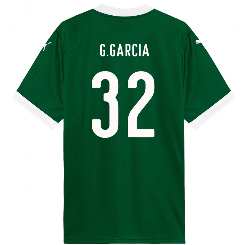 Danxen Kvinnor Gustavo Garcia #32 Grön Vit Hemmatröja Matchtröjor 2025/26 Tröjor T-Tröja