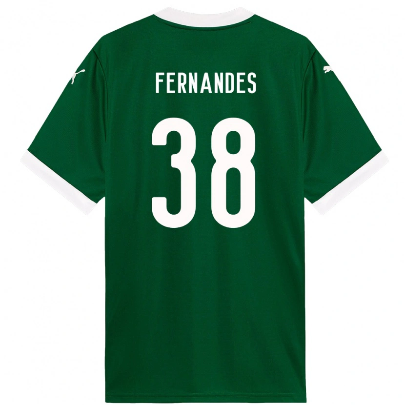 Danxen Kvinnor Matheus Fernandes #38 Grön Vit Hemmatröja Matchtröjor 2025/26 Tröjor T-Tröja