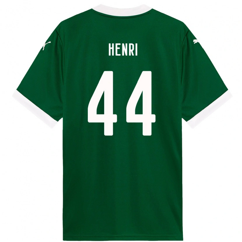 Danxen Kvinnor Henri #44 Grön Vit Hemmatröja Matchtröjor 2025/26 Tröjor T-Tröja
