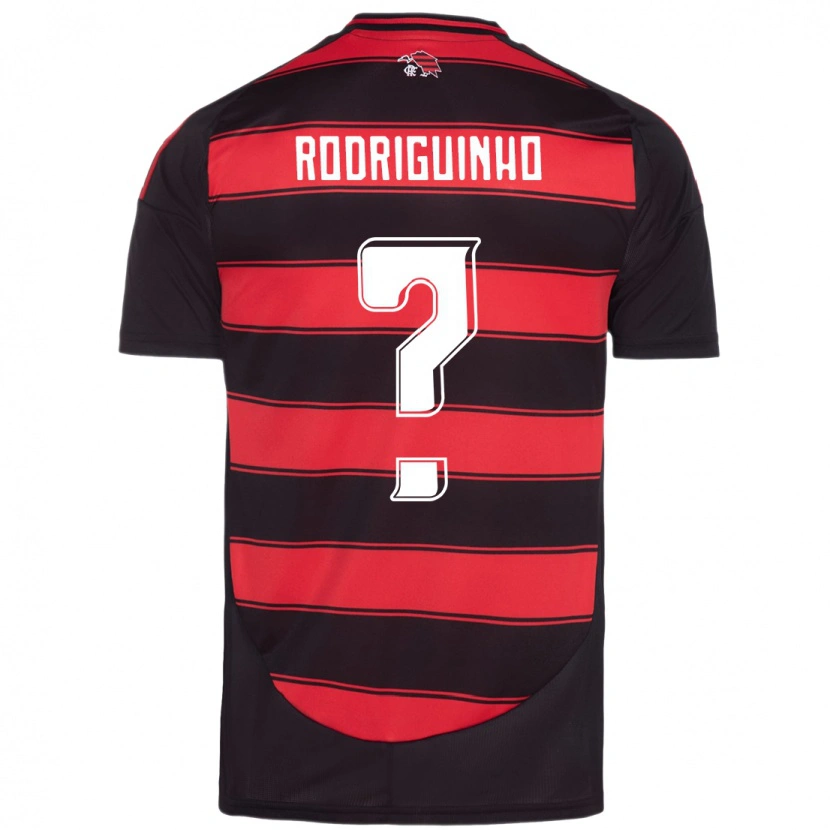 Danxen Kvinnor Rodriguinho #0 Röd Svart Hemmatröja Matchtröjor 2025/26 Tröjor T-Tröja