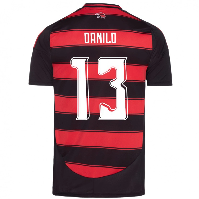 Danxen Kvinnor Danilo #13 Röd Svart Hemmatröja Matchtröjor 2025/26 Tröjor T-Tröja