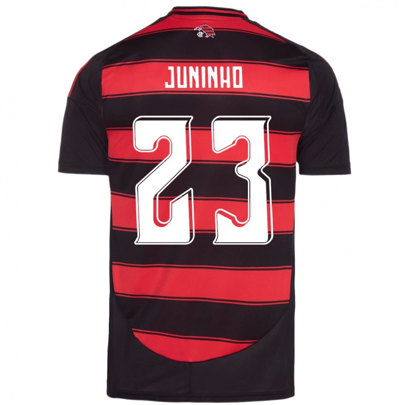 Danxen Kvinnor Juninho #23 Röd Svart Hemmatröja Matchtröjor 2025/26 Tröjor T-Tröja