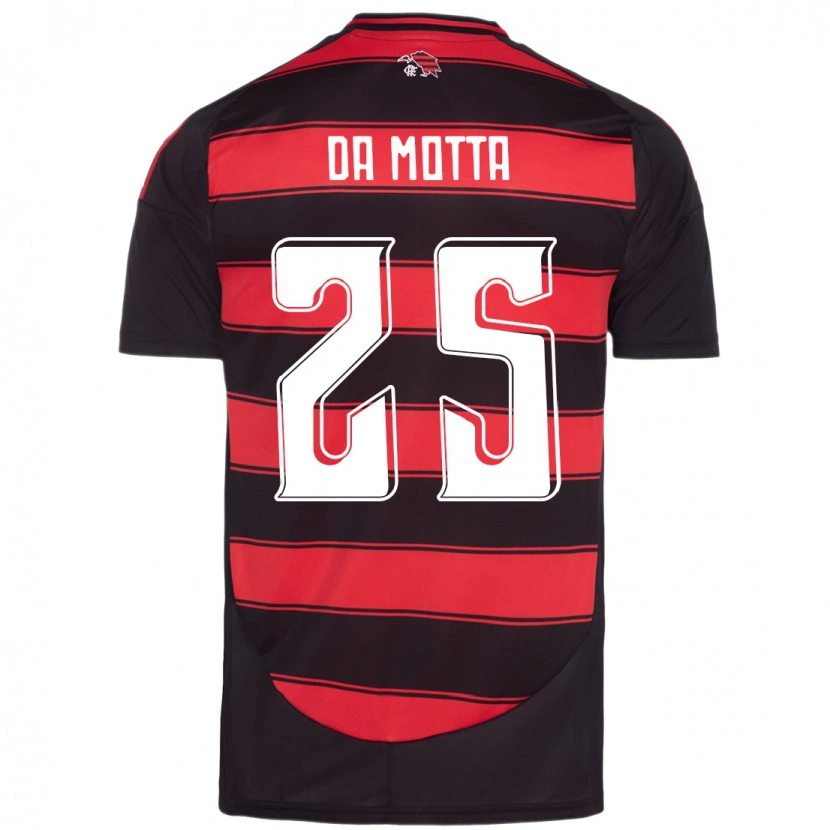 Danxen Kvinnor Piris Da Motta #25 Röd Svart Hemmatröja Matchtröjor 2025/26 Tröjor T-Tröja