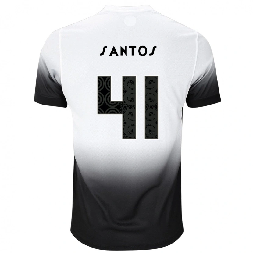 Danxen Kvinnor Renato Santos #41 Vit Svart Hemmatröja Matchtröjor 2025/26 Tröjor T-Tröja
