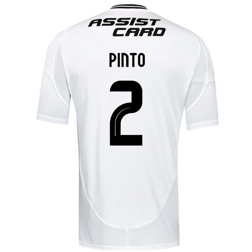 Danxen Kvinnor Matías Pinto #2 Svart Vit Gul Hemmatröja Matchtröjor 2025/26 Tröjor T-Tröja