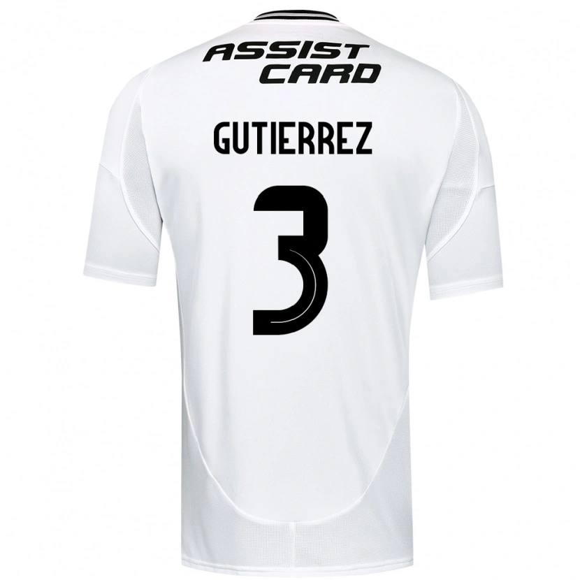 Danxen Kvinnor Daniel Gutiérrez #3 Svart Vit Gul Hemmatröja Matchtröjor 2025/26 Tröjor T-Tröja