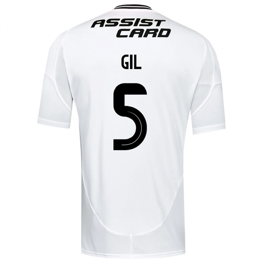 Danxen Kvinnor Leonardo Gil #5 Svart Vit Gul Hemmatröja Matchtröjor 2025/26 Tröjor T-Tröja