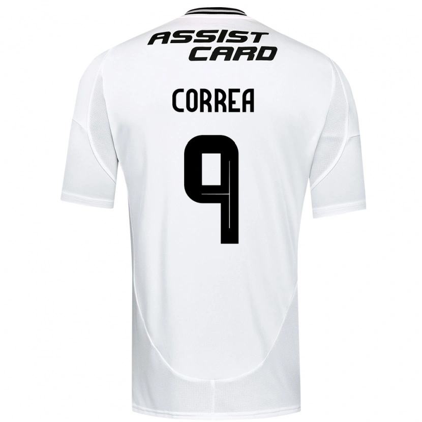 Danxen Kvinnor Javier Correa #9 Svart Vit Gul Hemmatröja Matchtröjor 2025/26 Tröjor T-Tröja