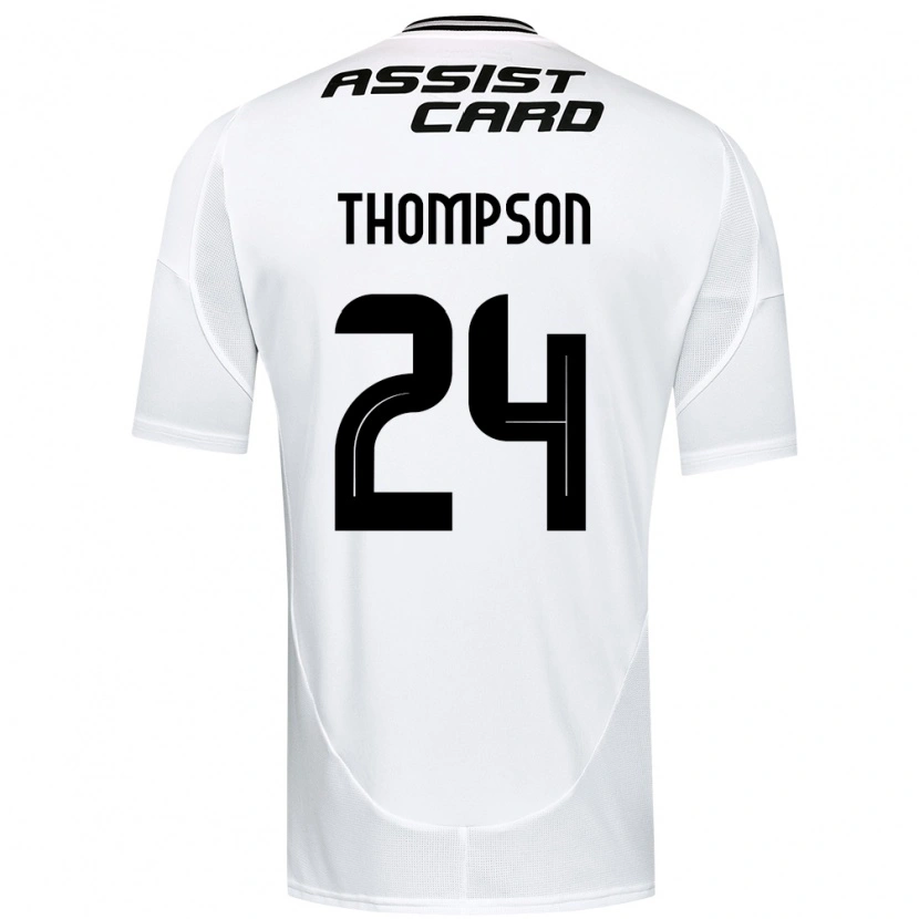 Danxen Kvinnor Jordhy Thompson #24 Svart Vit Hemmatröja Matchtröjor 2025/26 Tröjor T-Tröja