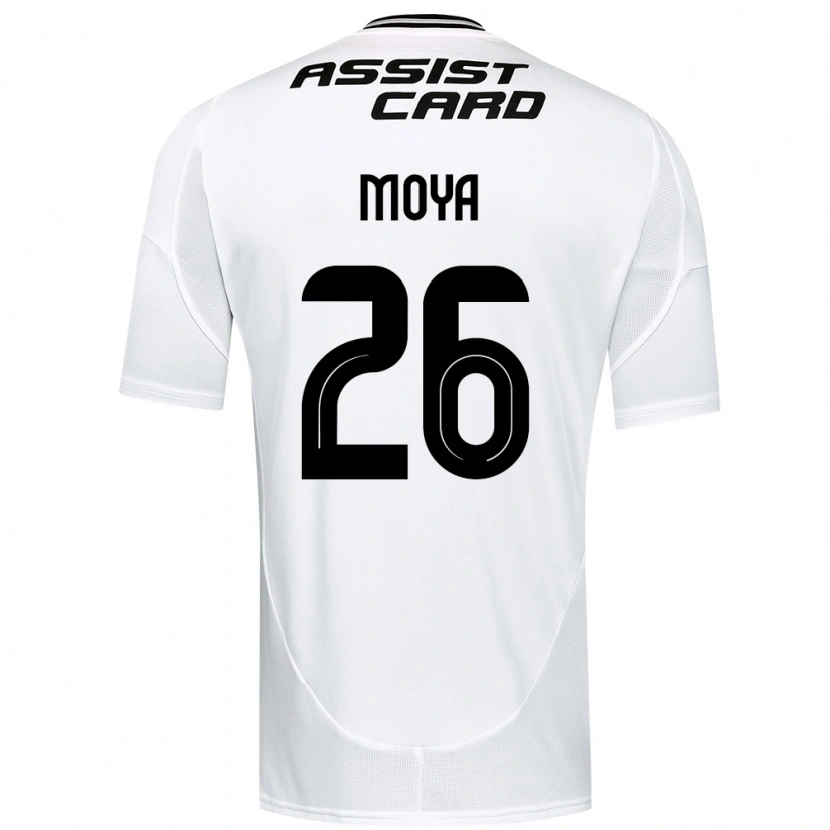 Danxen Kvinnor Matías Moya #26 Svart Vit Hemmatröja Matchtröjor 2025/26 Tröjor T-Tröja