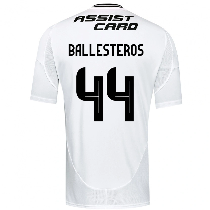 Danxen Kvinnor Martín Ballesteros #44 Svart Vit Gul Hemmatröja Matchtröjor 2025/26 Tröjor T-Tröja