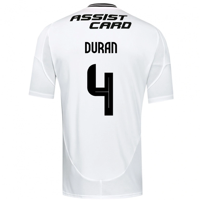Danxen Kvinnor Elisa Durán #4 Svart Vit Gul Hemmatröja Matchtröjor 2025/26 Tröjor T-Tröja