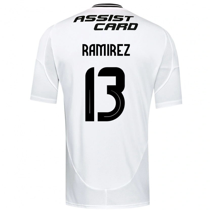Danxen Kvinnor Fernanda Ramírez #13 Svart Vit Gul Hemmatröja Matchtröjor 2025/26 Tröjor T-Tröja