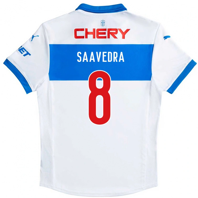 Danxen Kvinnor Ignacio Saavedra #8 Svart Blå Hemmatröja Matchtröjor 2025/26 Tröjor T-Tröja