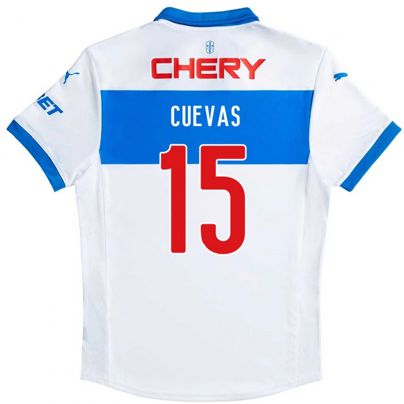 Danxen Kvinnor Cristian Cuevas #15 Svart Blå Hemmatröja Matchtröjor 2025/26 Tröjor T-Tröja